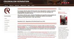 Desktop Screenshot of colonialismreparation.org